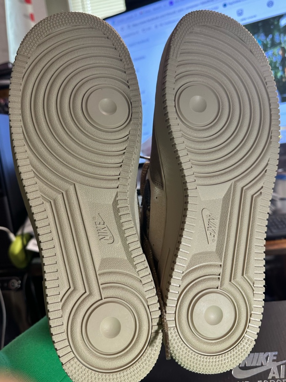 Nike Air Force 1 Low '07 LV8 Realtree Green Cargo Khaki Camo Size 13 - Picture 13 of 14